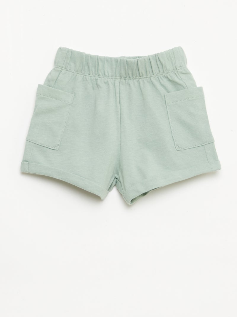2-delige set short + T-shirt Wit - Kiabi