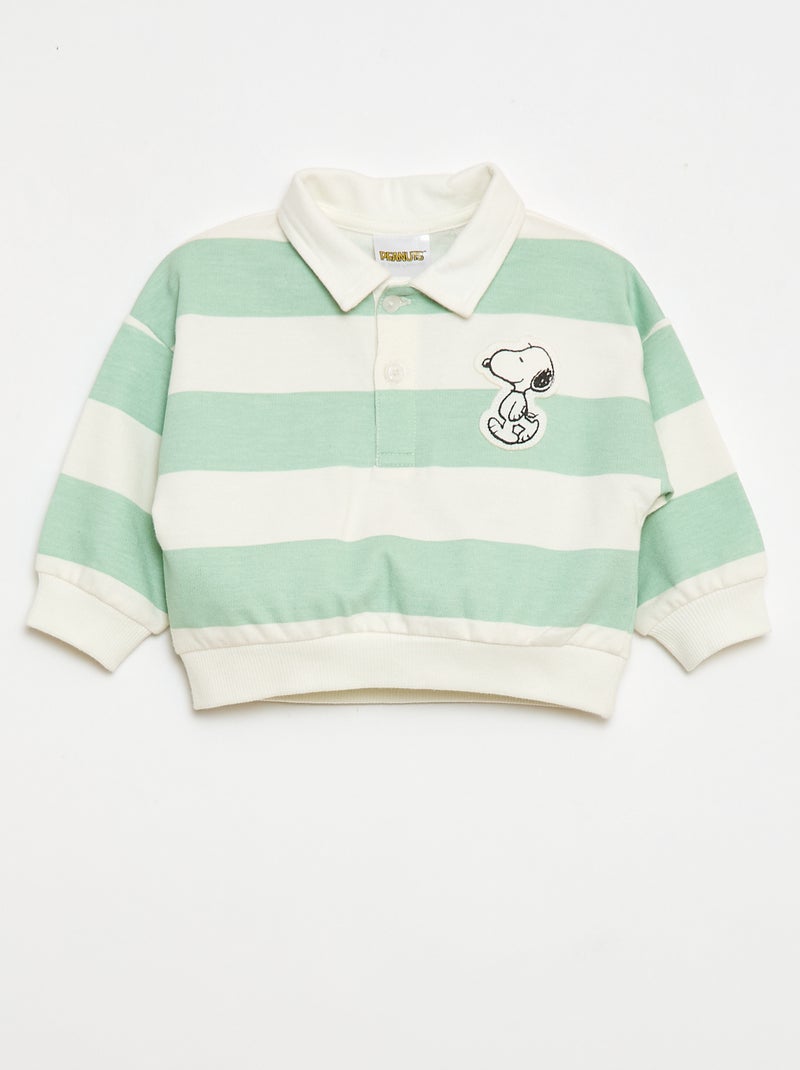 2-delige set 'Snoopy' - Sweatshirt + sporttraining Blauw - Kiabi