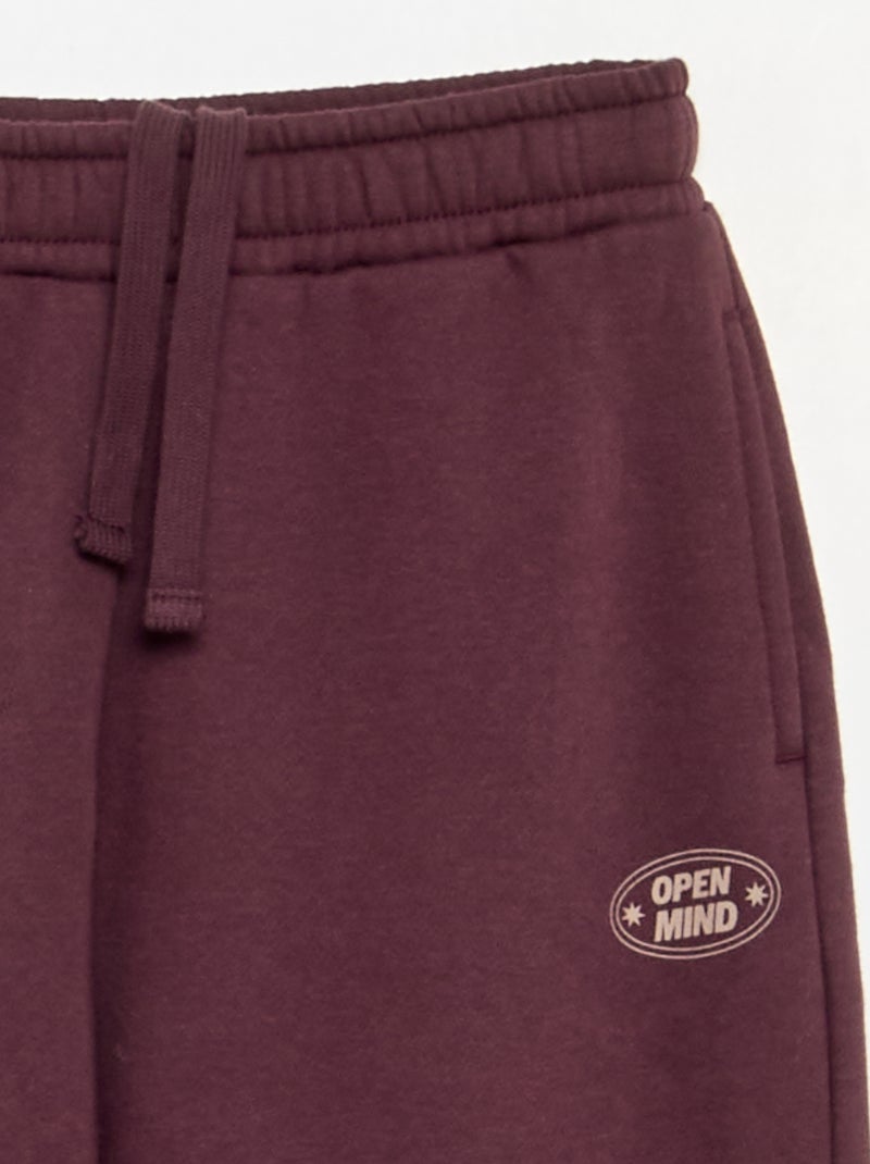 2-delige set: sweater en sporttrainingbroek Paars - Kiabi