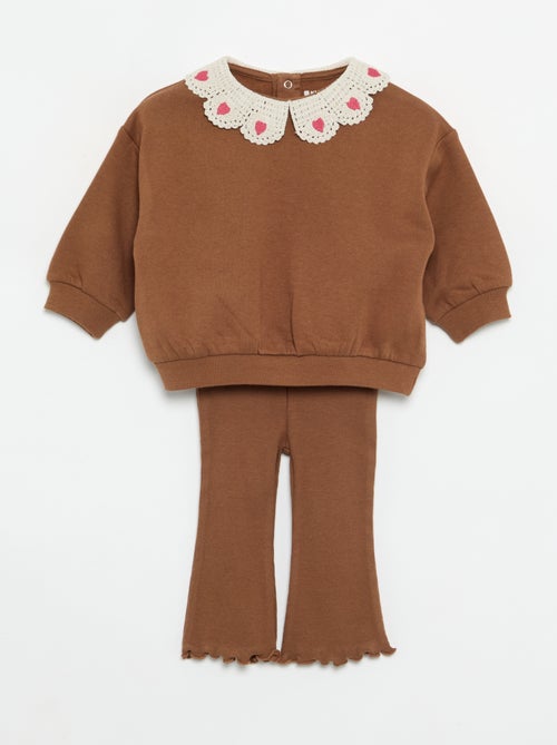 2-delige set: sweatshirt + legging - Kiabi