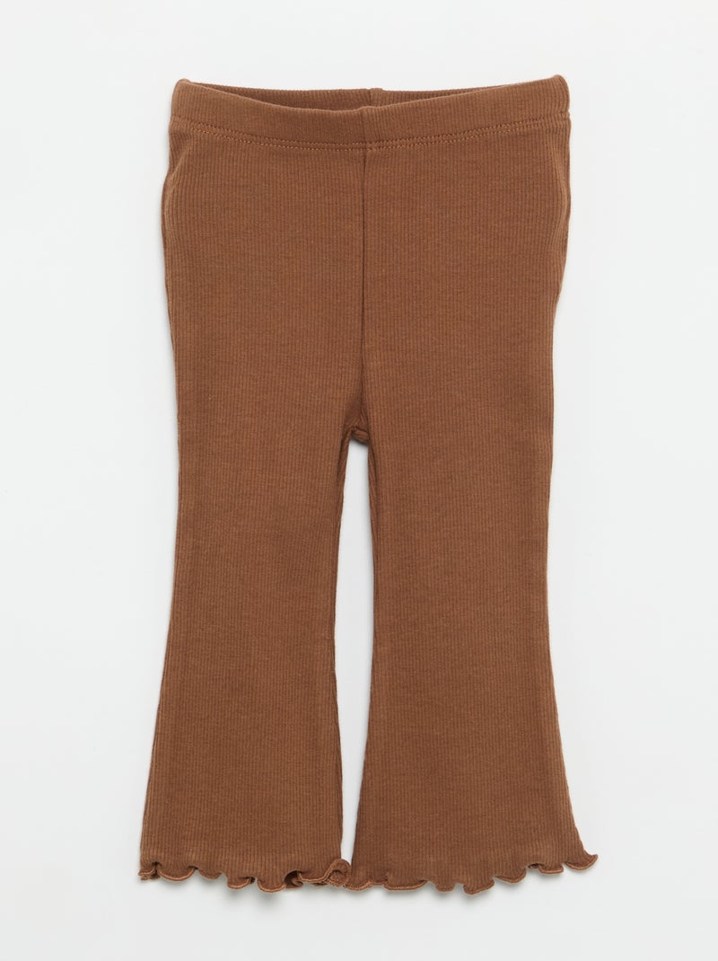 2-delige set: sweatshirt + legging Bruin - Kiabi