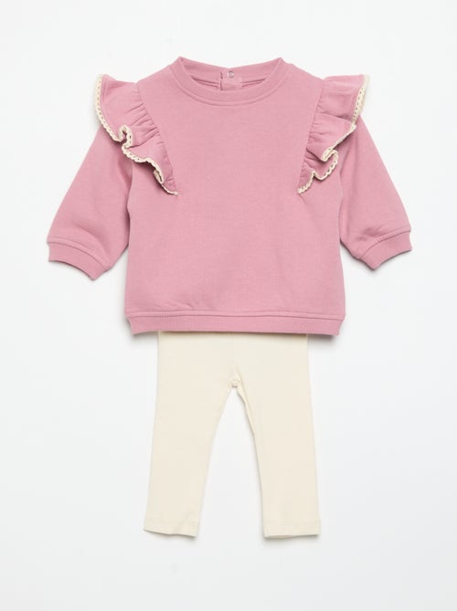 2-delige set: sweatshirt + legging - Kiabi