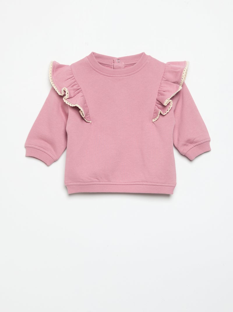 2-delige set: sweatshirt + legging Wit - Kiabi
