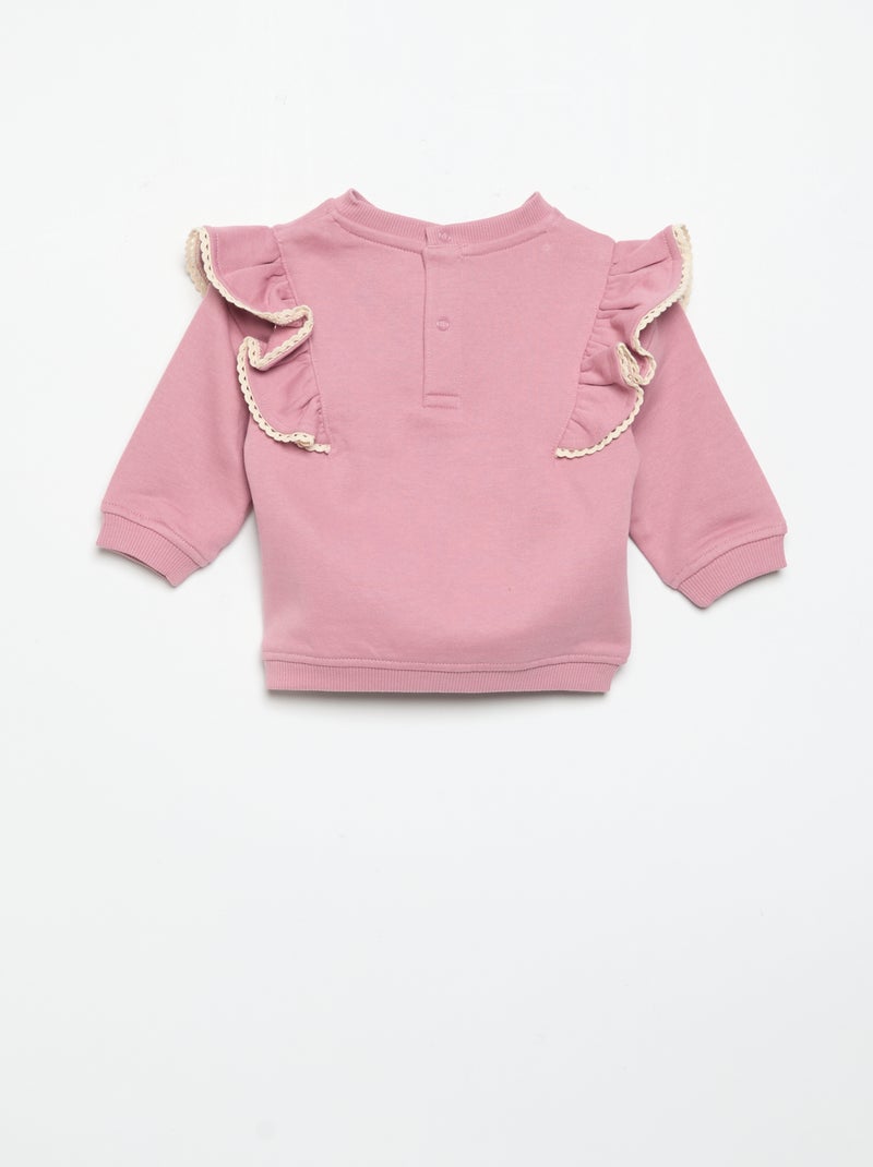2-delige set: sweatshirt + legging Wit - Kiabi
