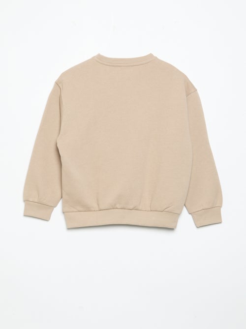 2-delige set: sweatshirt van sweatstof en broek - Kiabi