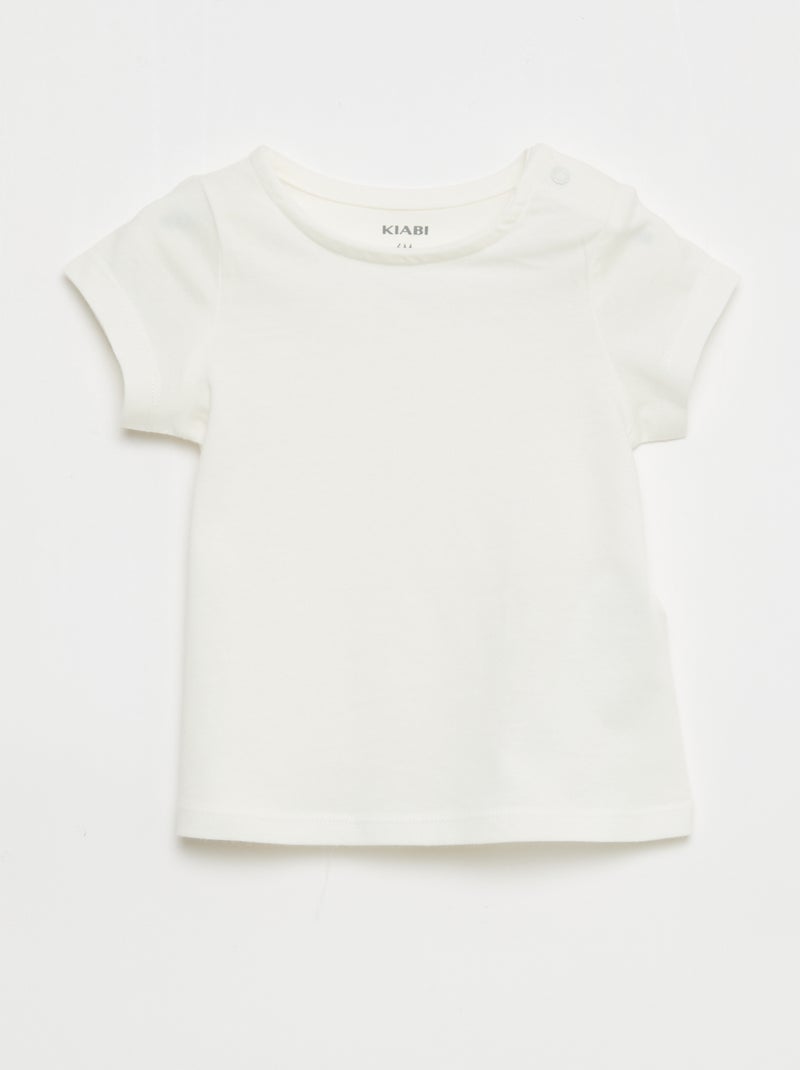 2-delige set T-shirt + combishort Rose - Kiabi