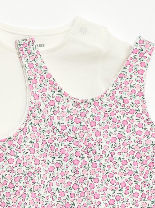 2-delige set T-shirt + combishort - Kiabi