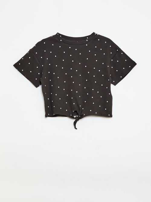 2-delige set: T-shirt en broek met flared pijpen - Kiabi