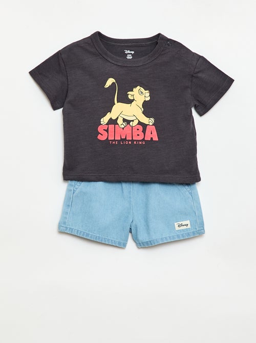 2-delige set T-shirt en short 'Simba' - Kiabi