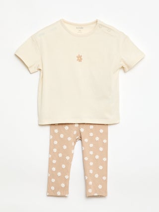 2-delige set T-shirt + legging