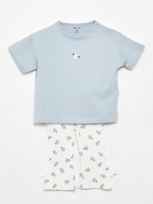 2-delige set T-shirt + legging - Kiabi