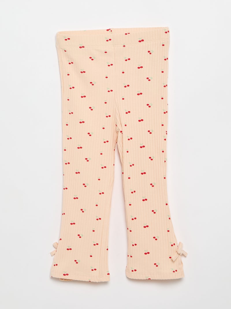 2-delige set T-shirt + legging Rose - Kiabi