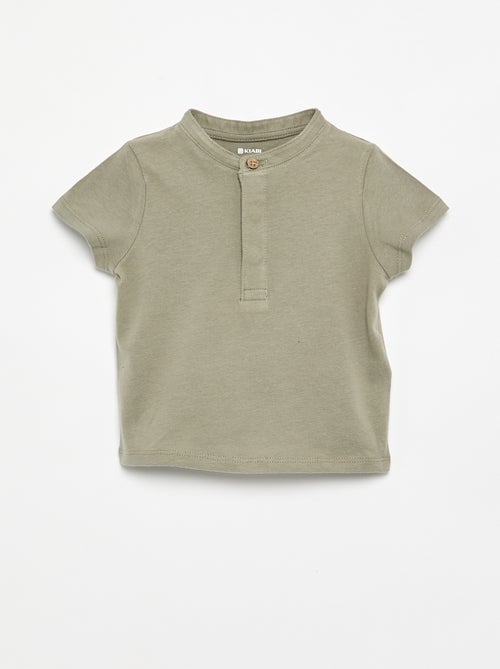 2-delige set: T-shirt met maokraag en broek - Kiabi