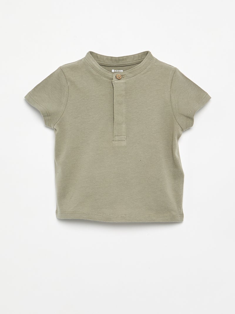 2-delige set: T-shirt met maokraag en broek Wit - Kiabi