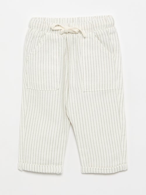2-delige set: T-shirt met maokraag en broek - Kiabi