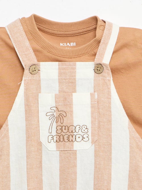 2-delige set T-shirt + tuinbroek - Kiabi
