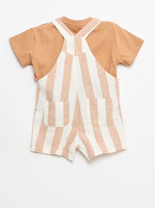 2-delige set T-shirt + tuinbroek - Kiabi