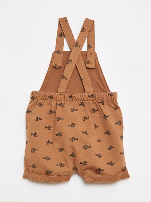 2-delige set T-shirt + tuinbroekshort - Kiabi