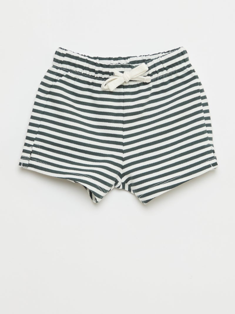 2-delige set: top + short Blauw - Kiabi