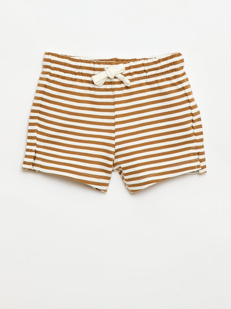 2-delige set: top + short Wit - Kiabi