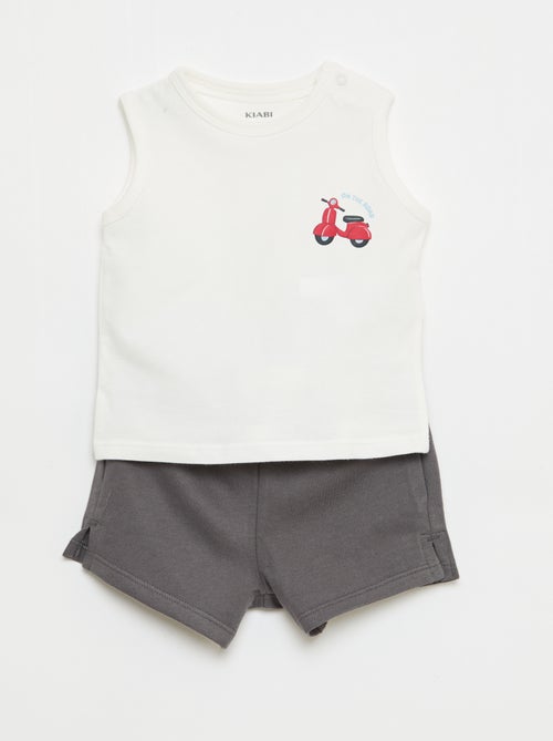 2-delige set: top + short - Kiabi