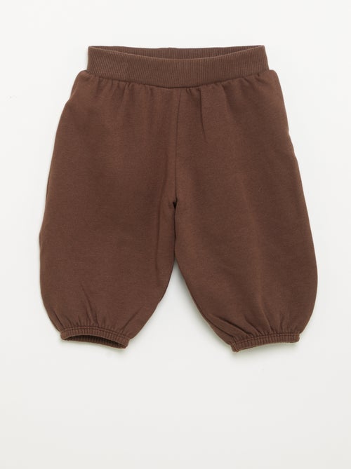 2-delige set van fleece - sweatshirt + sporttraining - Kiabi