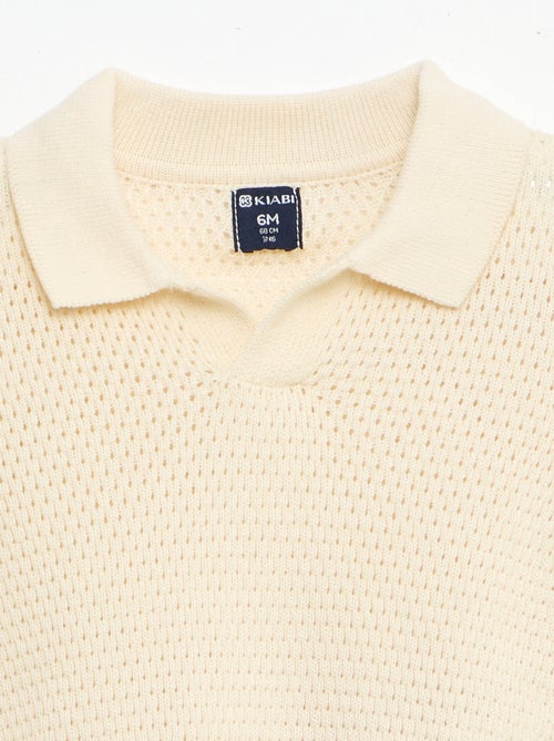 2-delige set van tricot - Poloshirt + short - Kiabi
