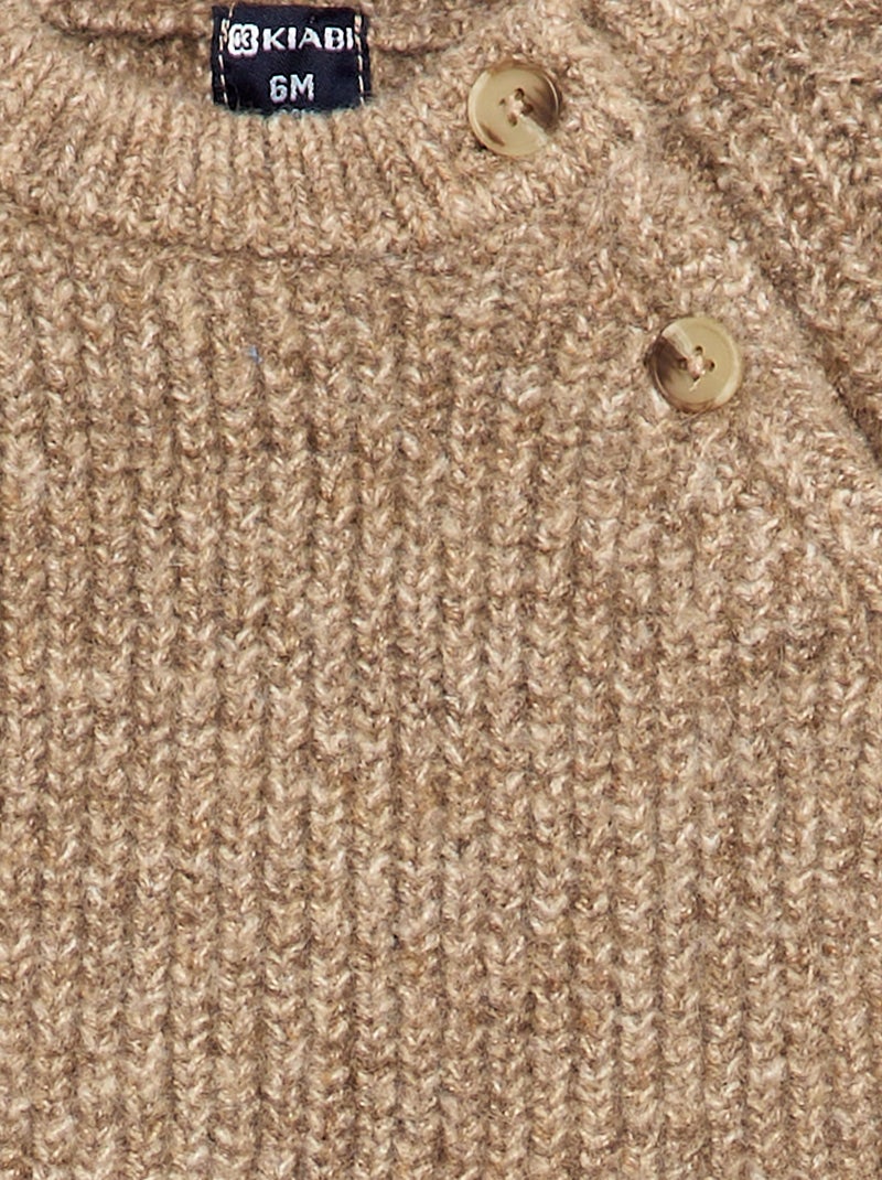 2-delige set van tricot - trui + legging Biege - Kiabi