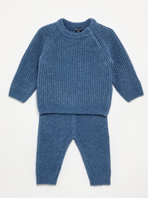 2-delige set van tricot - trui + legging - Kiabi 2-delige set van tricot - trui + legging - Kiabi