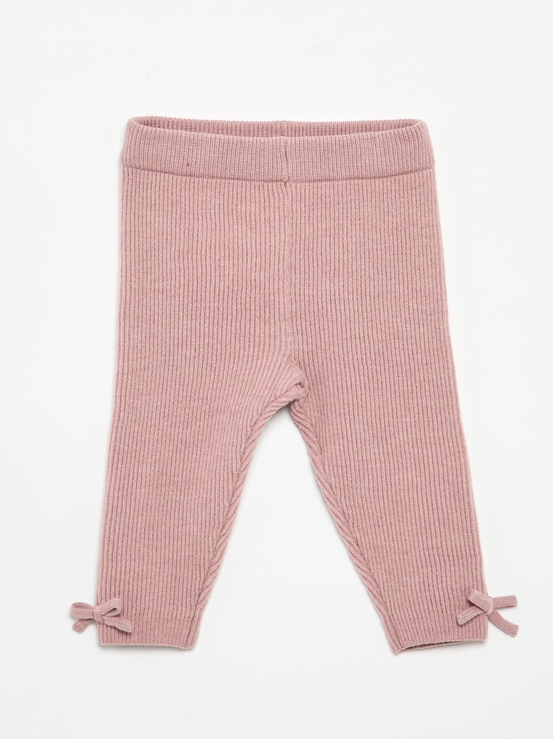 2-delige set van tricot - Trui + legging Rose - Kiabi