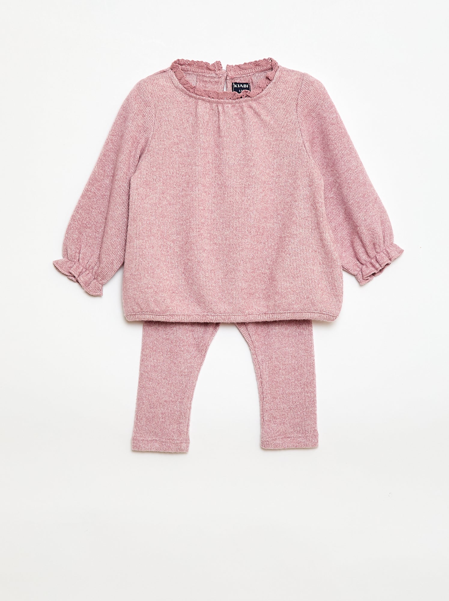 2-delige set van zachte teddy stof