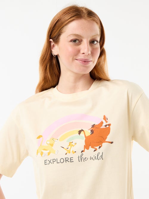 2-delige shortpyjama met 'Simba'-print - Kiabi