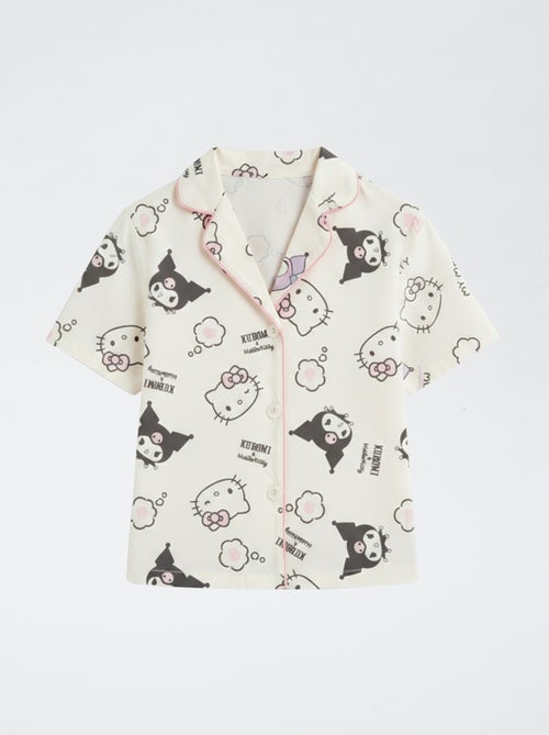 2-delige shortpyjama van katoenjersey 'Hello Kitty' - Kiabi