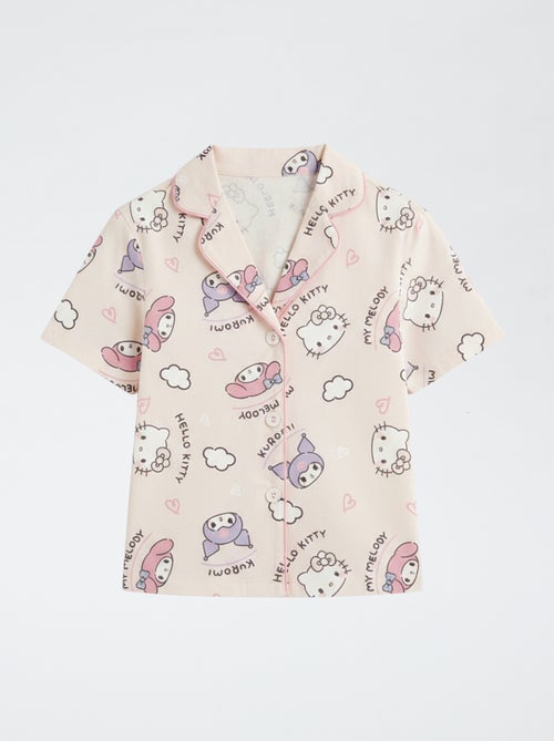 2-delige shortpyjama van katoenjersey 'Hello Kitty' - Kiabi