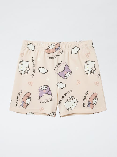 2-delige shortpyjama van katoenjersey 'Hello Kitty' - Kiabi