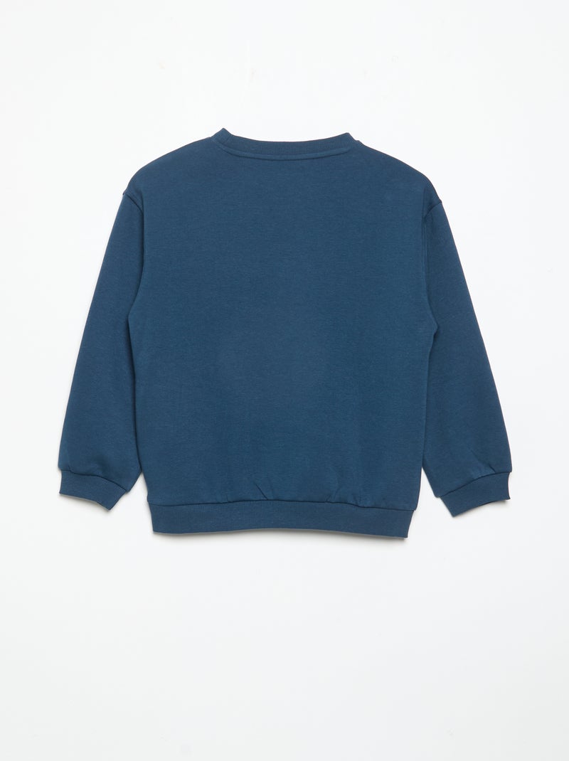 2-delige sporttrainingset met sweater en broek Blauw - Kiabi