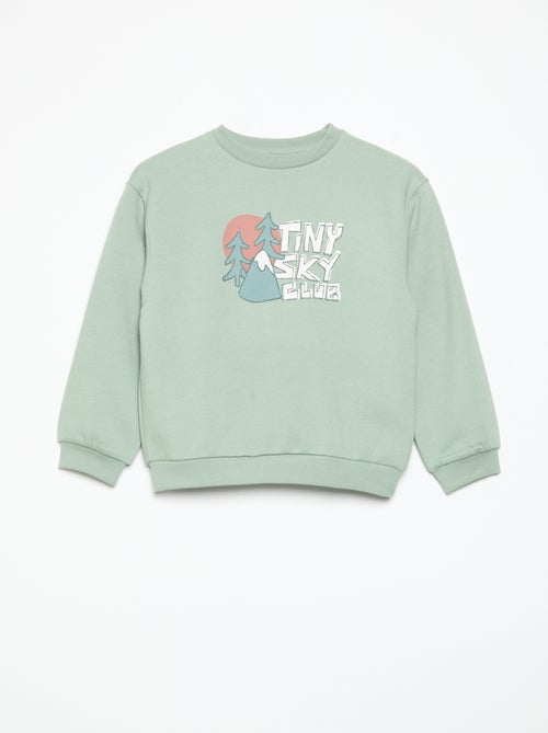 2-delige sporttrainingset met sweater en broek - Kiabi 2-delige sporttrainingset met sweater en broek - Kiabi