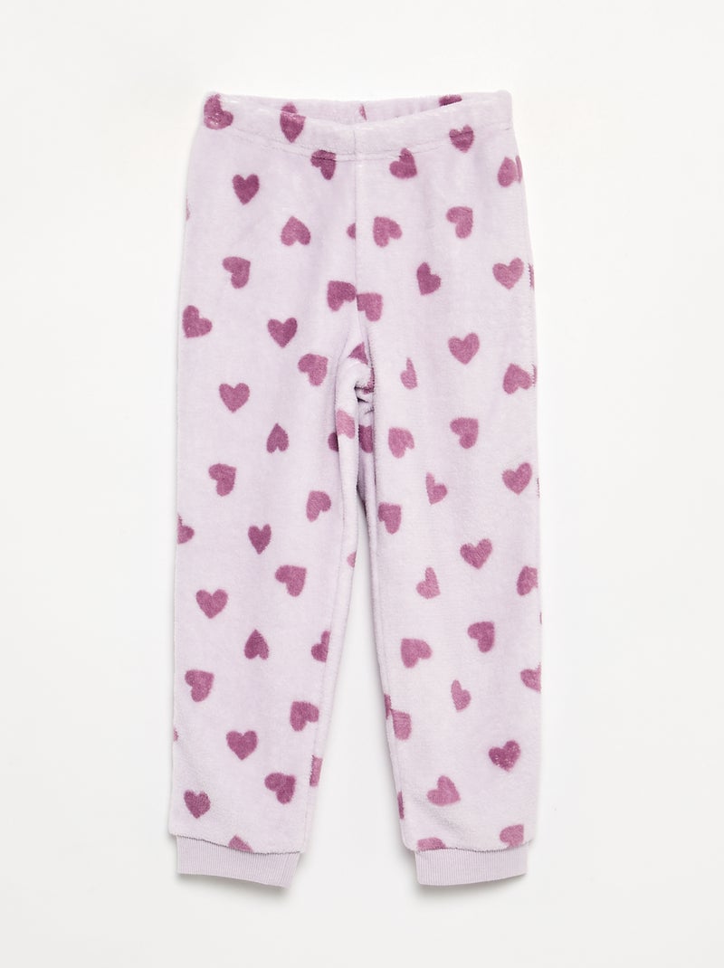 2-delige 'Stitch' 'Disney' fleece pyjamaset Paars - Kiabi