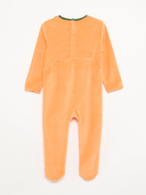 2-delige velours set 'Halloween' - slaappak + muts - Kiabi
