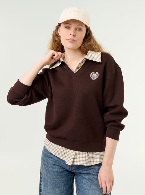 2-in-1 sweaterblouse - Kiabi