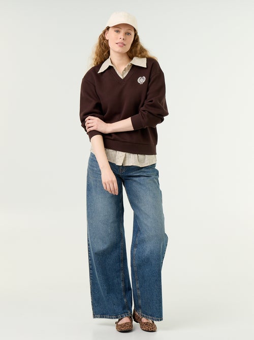 2-in-1 sweaterblouse - Kiabi
