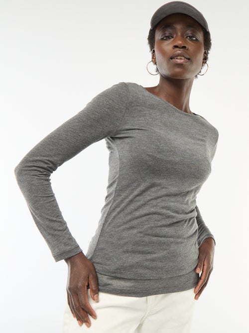 2-in-1 T-shirt hemdje - Kiabi