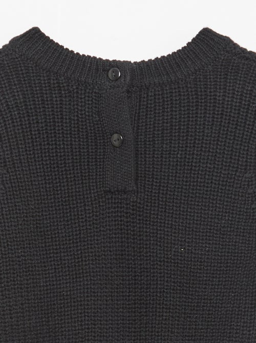 2-in-1 tricot trui met dubbel katoengaas - Kiabi