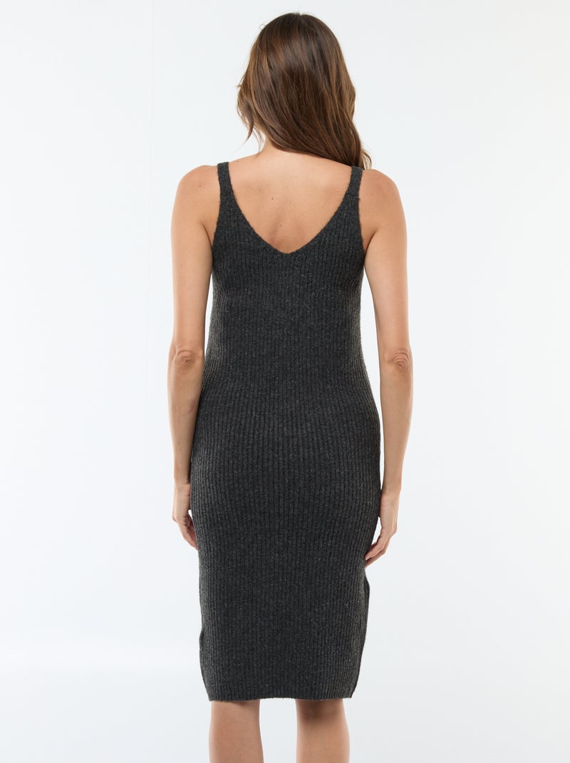 2-in-1 zwangerschapstrui-jurk Grijs - Kiabi