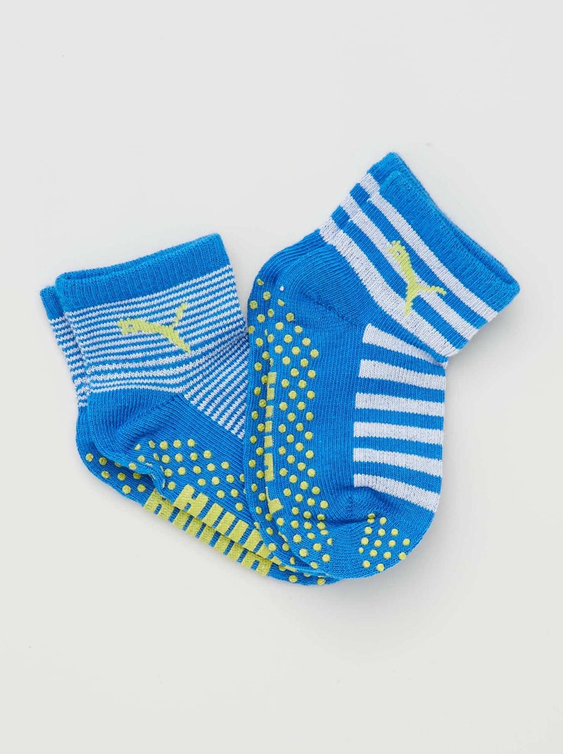 2 paar antislipsokken 'Puma' BLAUW - Kiabi