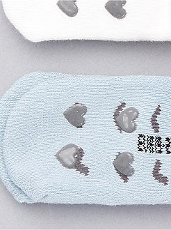 2 paar sokjes van biologisch katoen - Kiabi