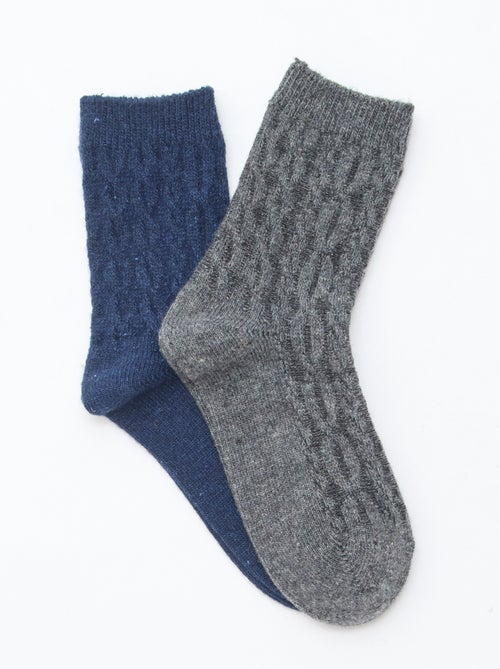 2 paar warme sokken - Kiabi