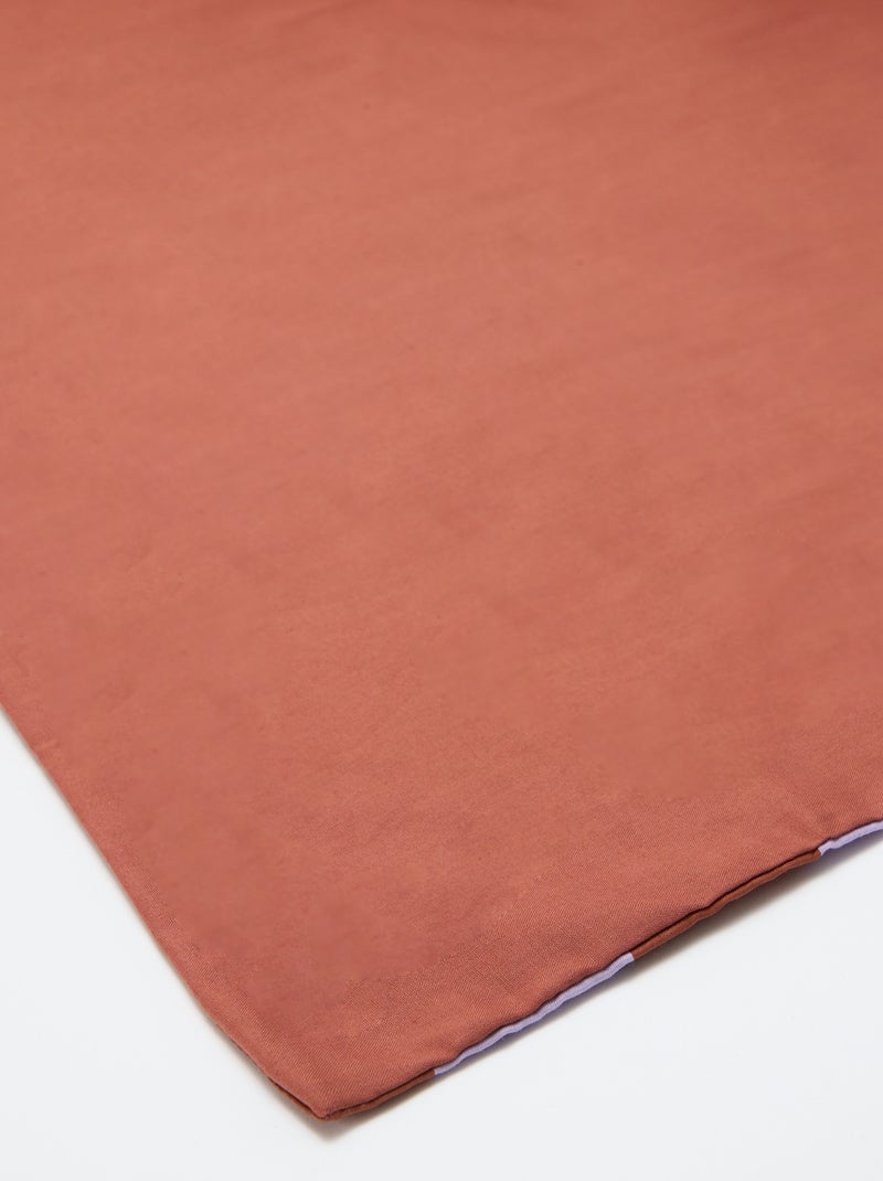 2-persoons dekbedovertrek (200x200 cm) - Kiabi Home BRUIN - Kiabi