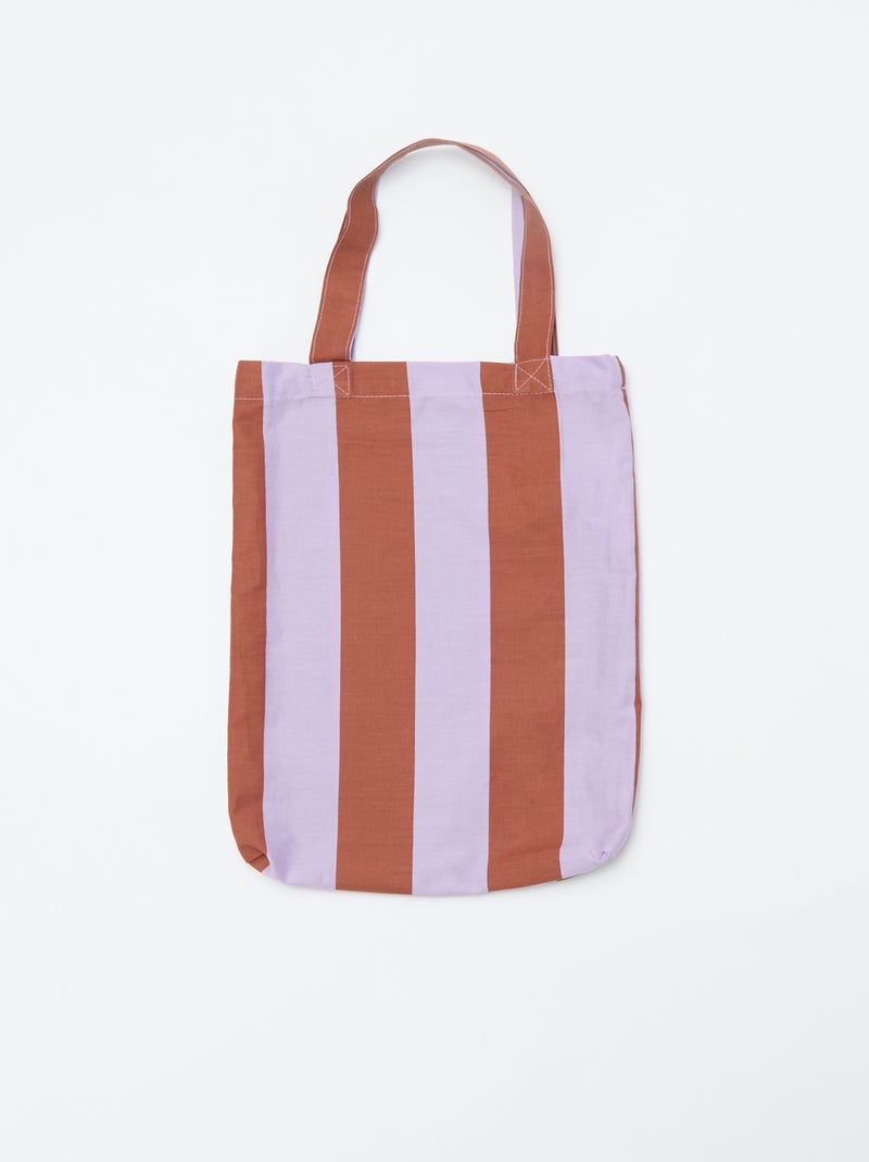 2-persoons dekbedovertrek (200x200 cm) - Kiabi Home BRUIN - Kiabi