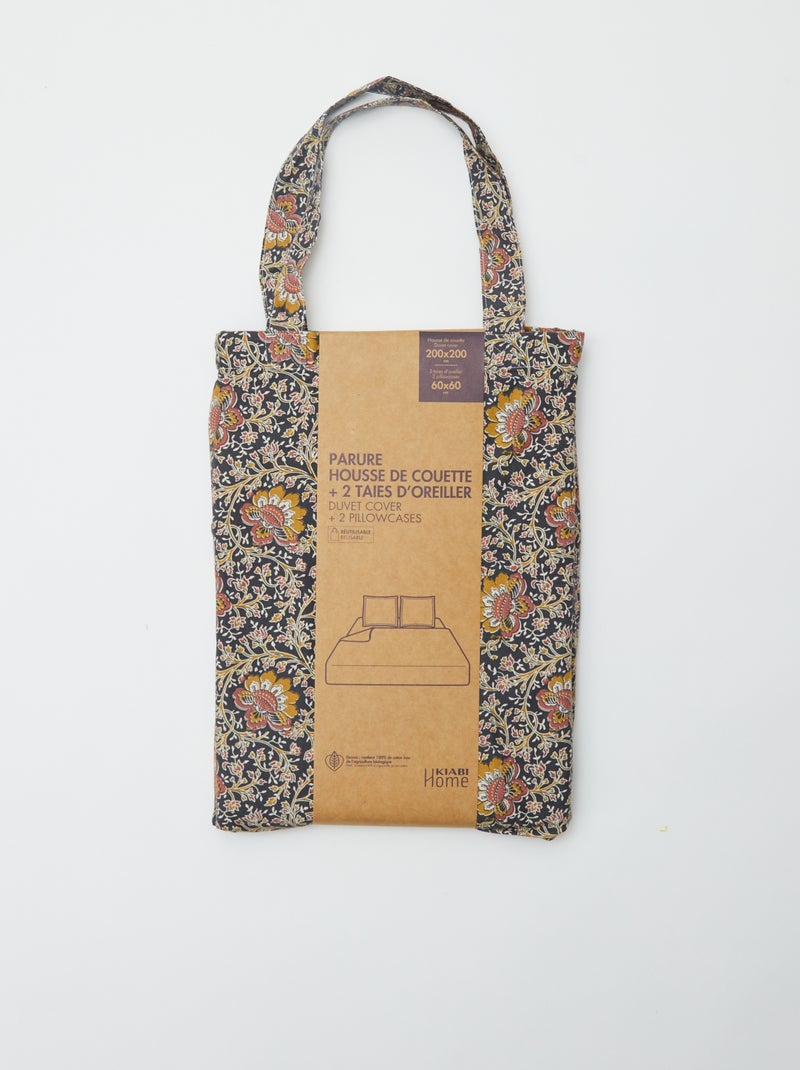 2-persoons dekbedovertrek (200x200 cm) - Kiabi Home GRIJS - Kiabi